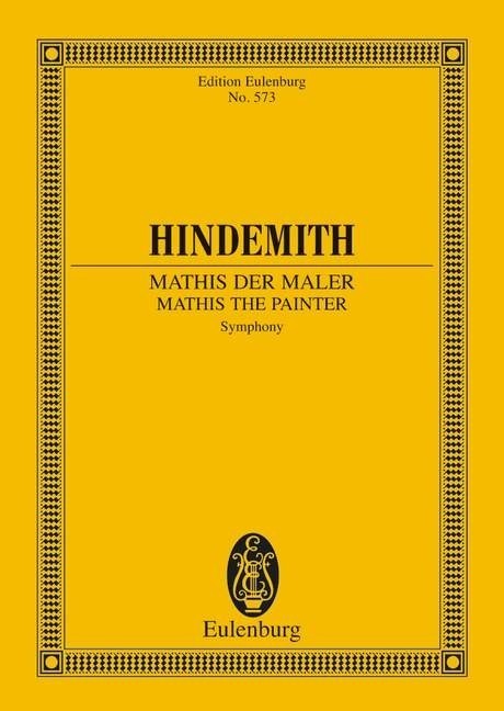 Hindemith: Symphony Mathis the Painter (Study Score) published by Eulenburg